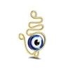 Nose Rings & Studs Evil Eye Nose Rings Non Piercing Fake Piercings Clips For Women Men Turkish Eyes Protection Luck Gold Plated Cuff Dhyze