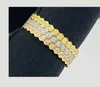 2024 Luxury Brand Design Titanium Rostfritt stålringar Zirkon Diamond Finger Ring Smycken för kvinnor och män flickor Guld Rose Gold Silver Smyckespresent Us Size 5-11