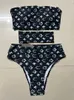 Kvinnors bikini kontrast färg bikini kvinnor designer badkläder baddräkter designer kvinnor baddräkter designer sexig bikini två-stycken baddräkt mode badkläder v222