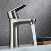 Bathroom Sink Faucets Stainless Steel Small Waist Basin Faucet Single Hole And Cold Mixing Valve Basin-wash Vanity