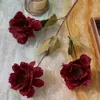 Simulation 3 fausses fleurs de gardénia en soie, Arrangement de décoration de mariage, accessoires d'arrangement floral, sortie d'usine Tianjin Y-