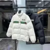 Novos Parkas Puffer Down Jackets Parkass Mens Womens Designers Casacos Casais de Inverno Moletons Outerwear Branco Ganso Down Jacket