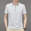 Men's Polos Polo T Shirt For Men Clothes Summer Short Sleeve Mens Tshirts 2024 Fashion Casual T-shirt Loose Top Camisetas De Hombre LM