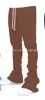 秋と冬の男性用のソリッドカラーカジュアルカジュアルポケットリス衛生パンツアメリカントレンディストリートダンスセットヒップホップパイルパンツ240113
