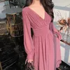 Повседневные платья RetroSexy женское длинное платье вечерние с блестками миди из шифона Тонкий корейский стиль Элегантный