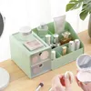 Storage Boxes Multi-functional Plastic Desktop Cosmetic Organizer Household Vanity Living Room Remote Control Drawer Nordic Jewelry