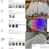 Party Decoration 121524306090pcs Glow Sticks RGB LED -lampor i Dark Fluorescence Light for Wedding Concert Festival8534053 Drop D Dhdud