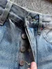 Мужские джинсы с инкрустацией бриллиантами и узором капок, джинсовые джинсы для мужчин и женщин, винтажные джинсовые брюки большого размера T240112