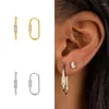 Hoepel Oorbellen Koperen Cirkel Pin Voor Vrouwen Pendientes Kraakbeen Piercing HoopEarrings Fijne Sieraden Gift Boucle Oreille Earing