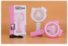 Sommer High Fashion Mini Cartoon Fan Tragbare Hand Mini Kühle Luftkühler USB Lade LED-Licht für Baby Kind ZZ