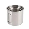 Mugs Stailess Steel Mug Cup Camping Outdoor Travel Coffee Tea Beer High Quality Foldable Handle