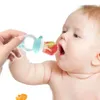 Nieuwe babyflessen# Babyvoeding Voer Lepel Juice Extractor Pacifier Cup Molars Babyvoeding Flessen Siliconen Gum Fruit Veget Bite Eat Auxiliary