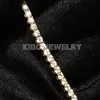 Luxury Lab Diamonds Necklace Real 10K 14K Solid Gold 3mm Lab Grown Diamond Tennis Chain