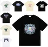 Rhude Heren T-shirt Hoge kwaliteit Tess Designer Casual Mode Korte mouw Europa Amerika Mannen Vrouwen Mode hoogwaardige Ronde hals T-shirts buitenshuis Shirt