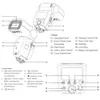 Aksesuarlar Godox TT600 Kamera Flash Speedlite Master/Slave Flash, Canon Nikon için Yerleşik 2.4G Kablosuz Tetik Sistemi GN60