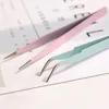 Drinking Straws Multifunctional Plier Elbow/straight End Tweezer Long-lasting Durable Stainless Steel Clip Manicure Accessories Portable