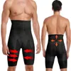 Modeladores de corpo masculino cuecas boxer cintura controle alta barriga shapewear perna calcinha shorts barriga roupa interior compressão masculino shaper cinto