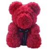 Decorative Flowers Ins Mother's Day Valentine's Gift For Birthday Flower Shop Supplies PE Foam Hug Rose Bear Decorations