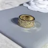 Topkwaliteit Klavers Ring Klaver Caleidoscoop Diamanten Ring voor vrouwen 925 sterling zilver Modeontwerper Merk Partij Favor Klassieke Luxe Sieraden