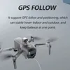 Drone con doppia fotocamera 4K, ritorno GPS, motore brushless, gimbal a 3 assi, evitamento degli ostacoli a 360°, posizionamento del flusso ottico, trasmissione di immagini in tempo reale, un tasto di decollo/atterraggio
