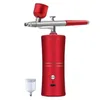 Mini air compressor spray gun spray home nail art enhancement 240113