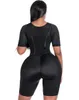 Espartilho feminino bodyshaper alta compressão vestuário abdômen controle duplo bodysuit cintura trainer busto aberto shapewear fajas 240113