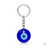 Porte-clés turc bleu mauvais œil porte-clés porte-clés charmes pendentifs artisanat en verre avec porte-clés suspendus ornement bijoux accessoires A Dh2Dh