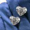 03CT till 4ct Loose Gemstones Stones D Color VVS1 Hjärtformad utmärkt Cut Pass Diamond Tester för kvinnors smycken 240112