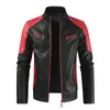 Motorrad Herren Lederjacke Casual Windjacke Wasserdicht Pu Ledermantel Männlich Angeln Camping Outdoor Jacke Plus Größe S-4XL 240113