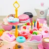 Kinderen Voedsel Speelgoed Taart Simulatie Afternoon Tea Cut Set Kinderen Koffie Fantasiespel Speelhuis Meisje Keuken 3 Jaar Verjaardagscadeautjes 240112