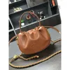 Designer Mui Mui Bucket Bag Handbag Beach Crossbody The Tote Shoulder Bag Luxury Fashion Man Woman Woman Woman Brown Brown Leather Messenger Makeup Travel Miui Miui Bag