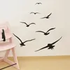 Wall Stickers Creative Dandelion Flying Bird Sticker Diy Seagull Living Room Home Decoration Removable Decals Wallpaper