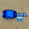 نظارات الدراجات النارية antifog الدراجة الأوساخ MX MTB Goggles HD عدسة Motocross النظارات الشمسية لقناع ATV Ski 240112