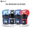 1 par boxningshandskar för kvinnor män pu stansning träning väska handskar karate muay thai fri kamp mma sanda träning utrustning 240112