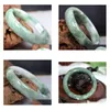 Bracelets Vintage en pierres précieuses vertes en Jade, breloque naturelle Pure, cadeau de mariage, livraison directe, Otnd8