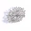 Vintage grande fleur de cristal broche broches femmes luxe strass or grandes broches Cors accessoires de mariage livraison directe Dhi8X