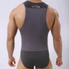 Brave Person bodysuits män hög elasticitet Shapers Men's Leotard Slim Corrective Body Building Men Singlet Underwear 240112