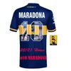 1981 Boca Juniors Retro Jerseys Classique Vintage MARADONA Manches longues Football BENEDETTO MARCOS ROJO CARLITOS TEVEZ BARCO MEDINA 20 21 22 23 24 Maillot de football ROMAIN