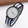 Wristwatches WOMAGE Fashion Unisex Watches Geneva Nylon Fabric Sport Thin Wrist Canvas Dress Wristwatch Simple Chinese Quartz