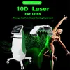 Emerald Laser Slimming Machine 10D Roterande gröna laserlampor Smärtfritt fettborttagningsval 532nm Diod Laser Body Sculpting Beauty Equipment