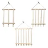 Haaraccessoires Houten Strikhouder Opslag Display Decoratie Muurbevestiging Haarspelden Hoofdband Organizer Rack Hanger Voor Meisje