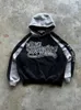 Dames Hoodies Sweatshirts Y2K Hip Hop Punk Groot Sweatshirt Goic Hoodie met rits Heren en Dames Harajuku Mode Straatkleding Casual Jas Paar Topyolq