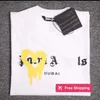 Kvinnor tshirt herrar t shirt designer palms skjorta kvinnor tee sportkläder kläder tshirts bomull gata graffitir high street hipster löst montering plus size topp b1 a a