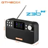 Radio Gtmedia Z3 Ricevitore radio digitale portatile Dab Stereo/RDS Radio multibanda Altoparlante Sveglia Tft Display Lcd in bianco e nero