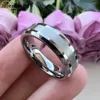 MenBand Gold Color 6MM 8MM With Brushed Finish And Polished Edge Men Women Tungsten Carbide Wedding Band Ring Comfort Fit 240112