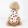 Vêtements pour chiens Couple Vêtements T-shirt Robe Été Chat Chiot Yorkshire Poméranie Costume Bichon Caniche Schnauzer Vêtements Maltais XXS