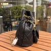 Ombro mochila de couro genuíno marca designer carteira wallte dums metal carta crossbody luxo feminino um saco clássico qq