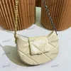 19 Serie Bolsa de maquillaje de diseñador 23 cm Bolso de hombro para mujer Cuero Diamante Check Hardware dorado Cierre metálico Bolso de lujo Matelasse Cadena Crossbody Monedero Bolsas de vestir