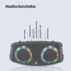 Högtalare Portable Waterproof 100W High Power Bluetooth Högtalare RGB Colorful Light Wireless Subwoofer 360 Stereo Surround TWS FM BOOM Box