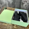 Designer sneakers off handske sneaker slip på casual skor lyxiga män kvinnor plattform skor tonal gummi sula sneaker storlek 35-45